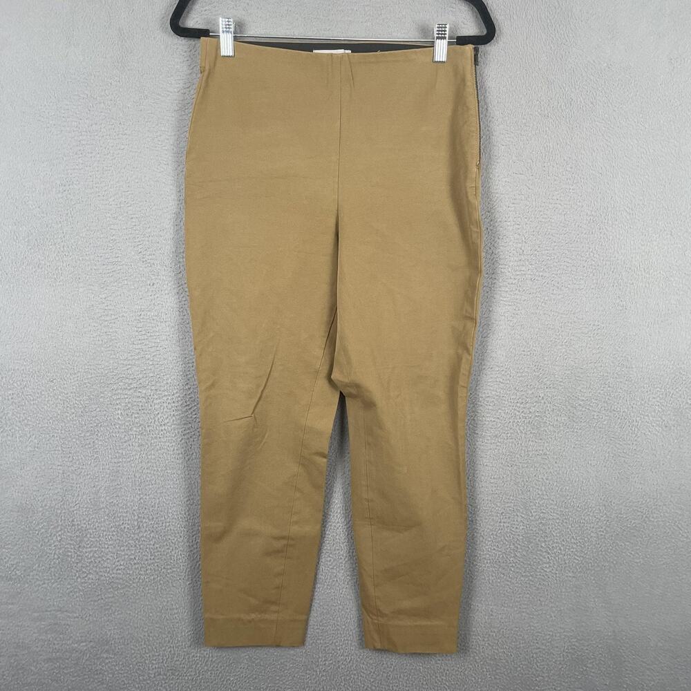 Everlane Pants Womens 8 Beige Chino Tapered Slim Stretch Elastic Waist Casual